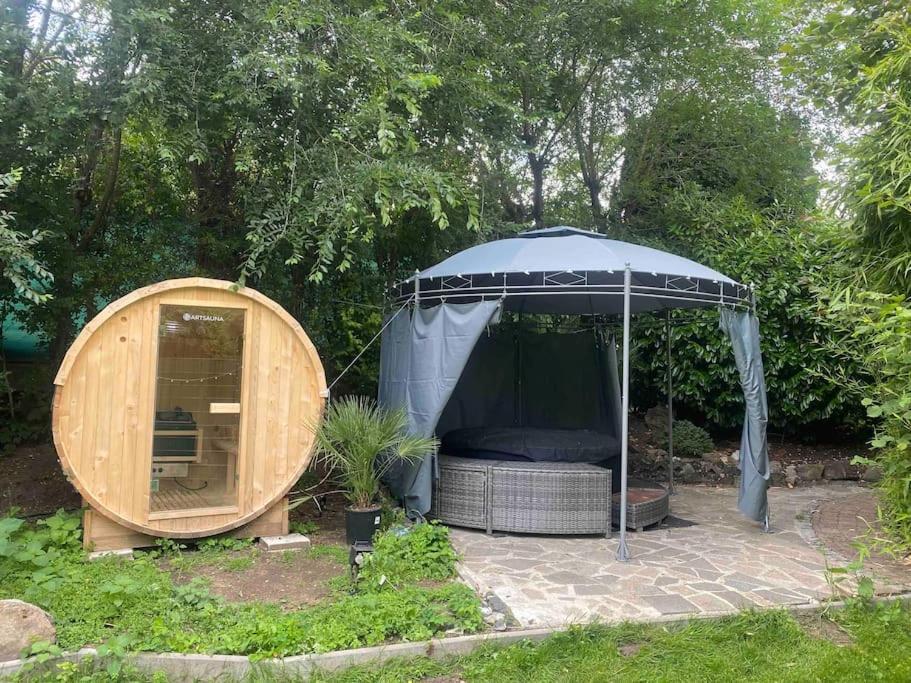 Ferien-Villa Direkt Am Rhein Sauna/Whirlpool Gotterswickerhamm Kültér fotó